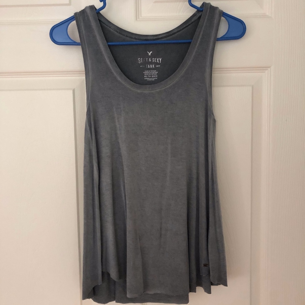 Grey soft and sexy tank